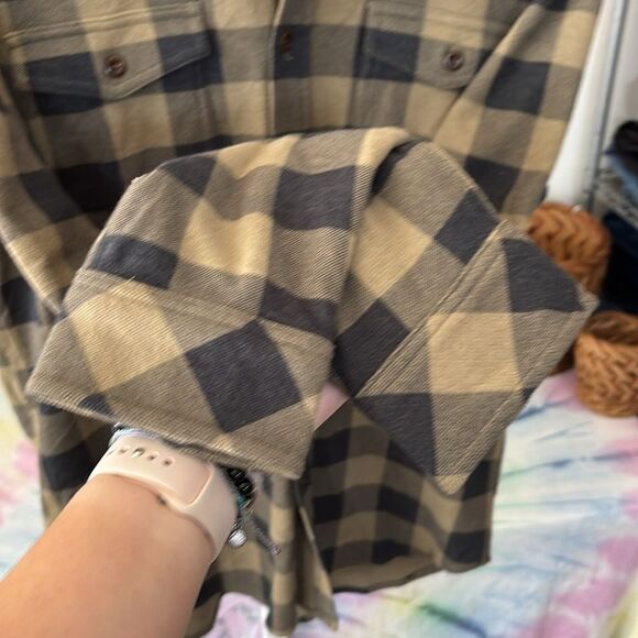 RAILS Men's Plaid Shirt - Black and Tan SAMPSON Rails medium men’s FLANNEL - Picture 8 of 8